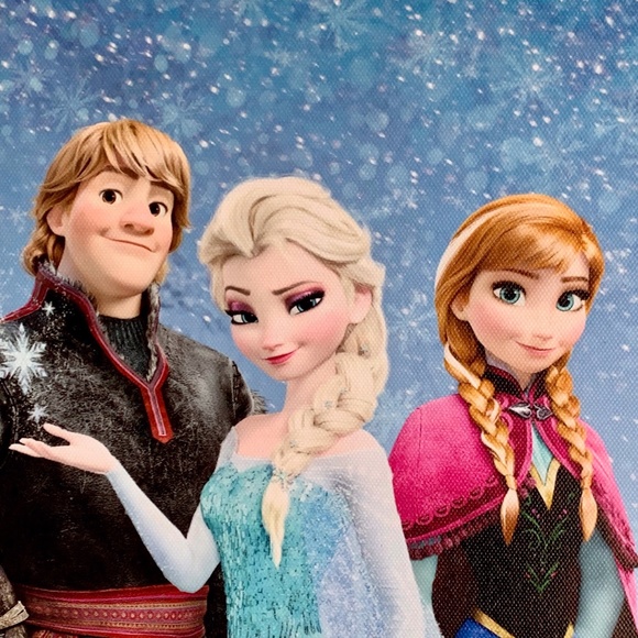 Disney Frozen Canvas Framed Picture NEW - Picture 2 of 7